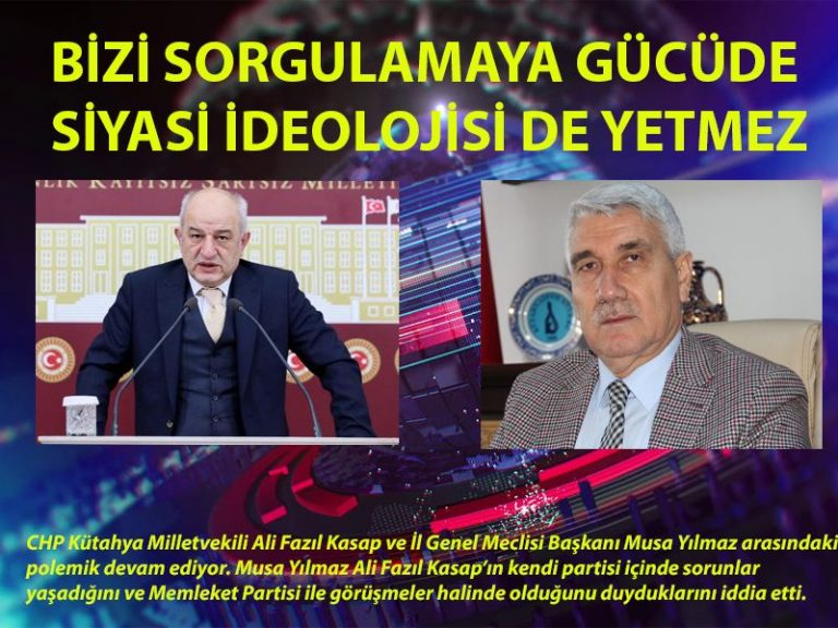 KÜTAHYA MİLLETVEKİLİ ALİ FAZIL KASAP KÜTAHYA COĞRAFYASINI BİLMİYOR